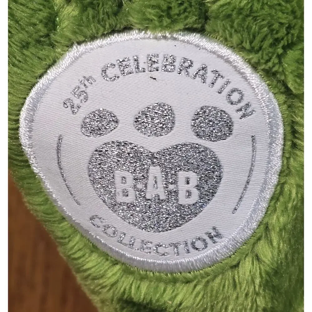 Build-A-Bear Triceratops Dinosaur Plush 25th Celebration Green Tags BAB